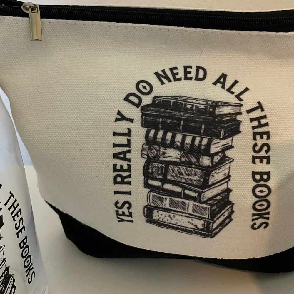 Book Lover's Home Office Set - Black and White